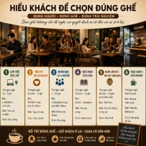 Đối tượng + tâm lý khách hàng khi ngồi quán cafe
