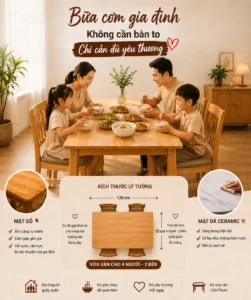 Bàn ăn 4 người