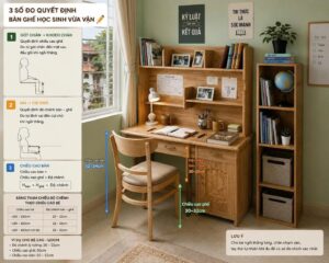 NHỮNG SAI LẦM PHỔ BIẾN KHI MUA BÀN HỌC CHO CON